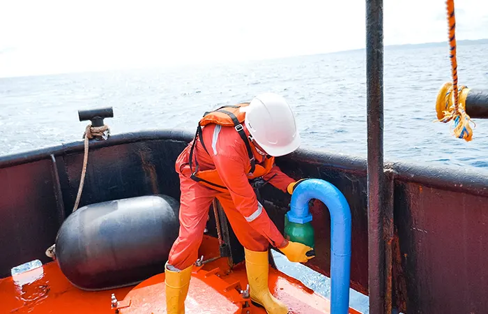 Fresh water supply to the ship