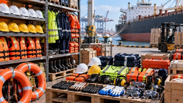 Marine safety equipment supplied to vessels in Sri Lanka
